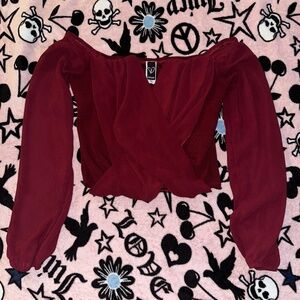 Windsor Red Wine Blouse